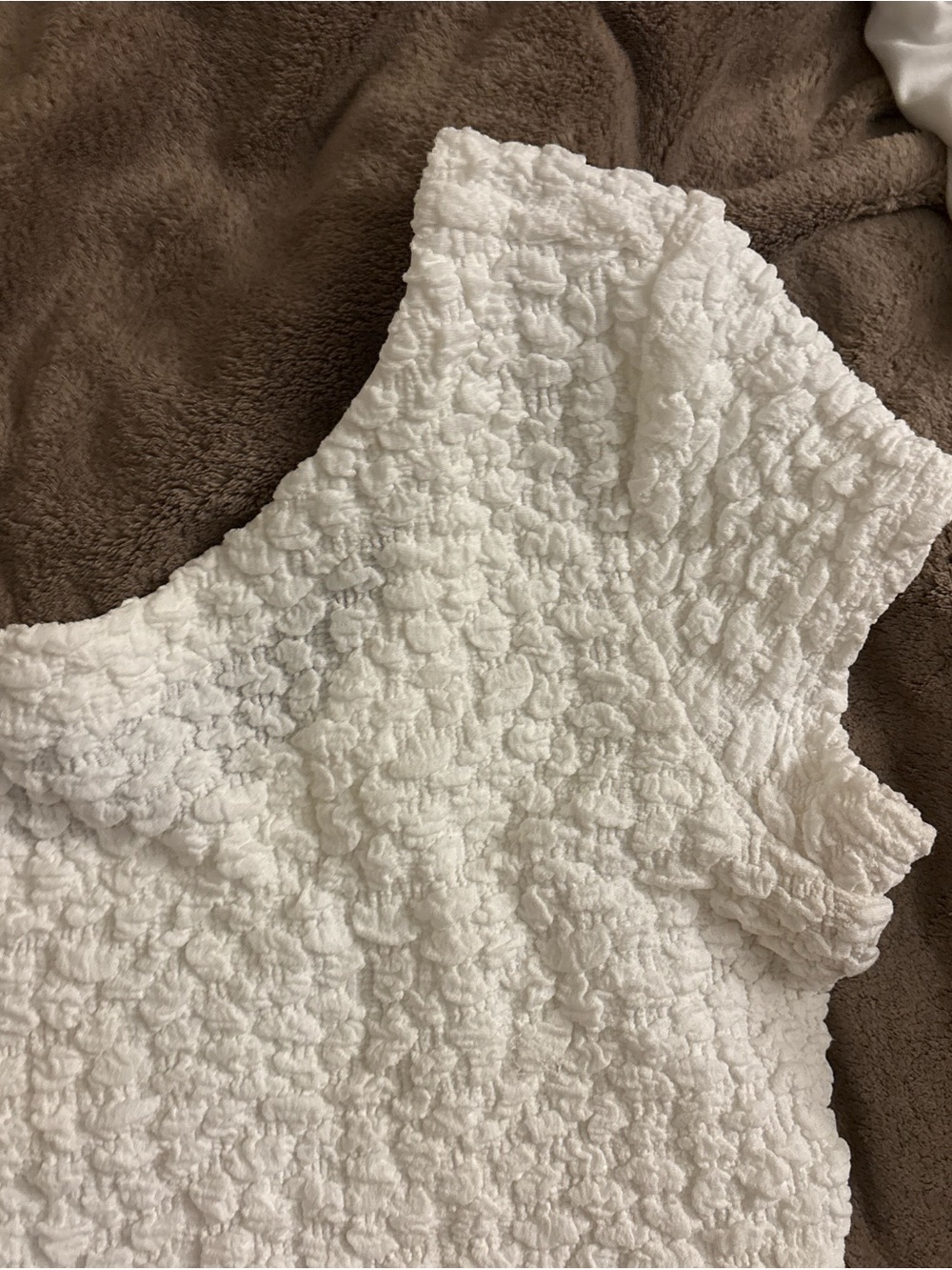 Maeve Anthropologie White Textured Top🤍🪽 - Picture 4 of 4